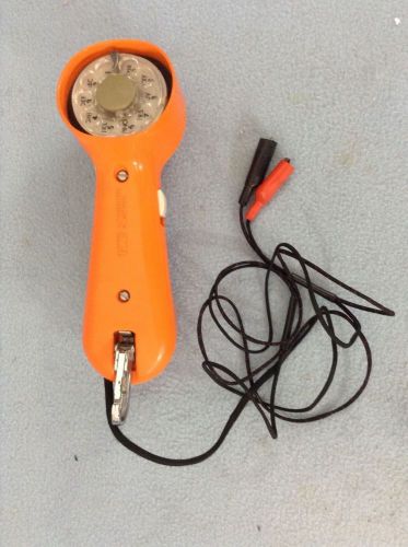Vtg GTE Automatic Electric Rotary Dial Lineman&#039;s Test Set Orange