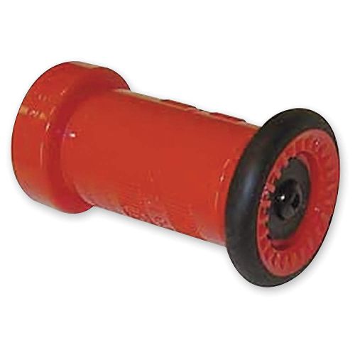 Fire hose nozzle 1-1/2&#034; npsh combination fog red polycarbonate (will fit npt) for sale