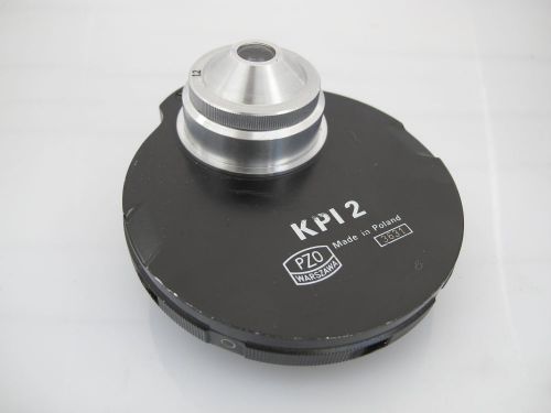 Pzo microscope dic condenser kpi2 circular 39.5mm fitting kp12  pol wollaston for sale