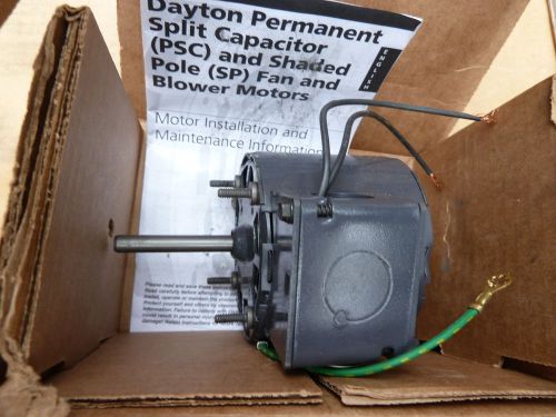 DAYTON 3M778 Shaded Pole HVAC Motor, 1/20 HP, 1550 rpm, 115V 3M778D Fan Blower