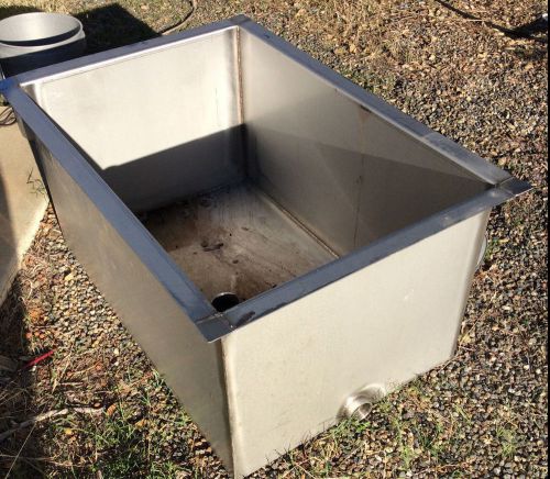 80 gallon Stainless Steel tank with Drain