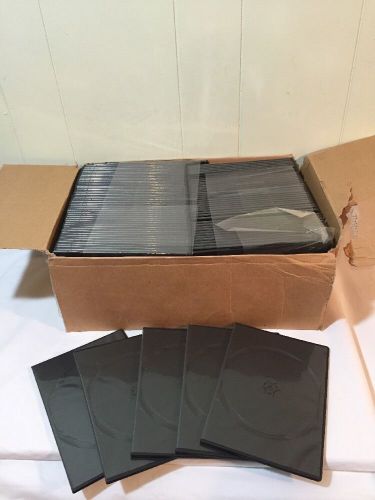 LOT OF 95 NEW 5MM D Casr Black CD DVD STORAGE CASES D5SDBLK (WH)