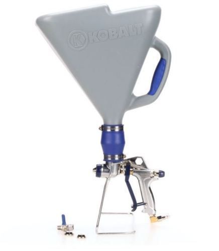 Kobalt 3 ft Gravity Large Hopper Gun Solid Brass Bi Pod Stand Long Nozzle New