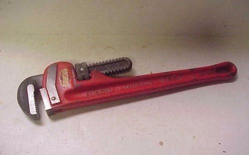 Ridgid 14&#034; Heavy Duty Pipe Wrench - Made in USA - EXC