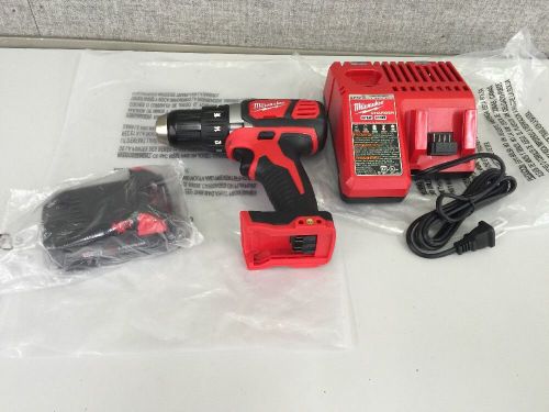MILWAUKEE 2602-20 M18 Cordless Hammer Drill Driver 1/2&#034; 18V W/battery &amp; Charger