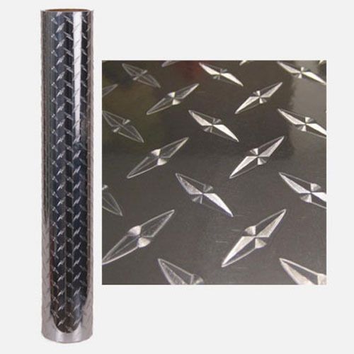 24&#039;&#039; x 10&#039; diamond plate self adhesive vinyl- indoor / outdoor durability for sale