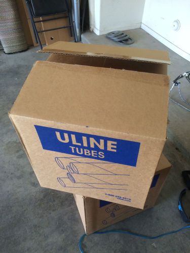3 x 12 White Mailing Tube Uline .06 Thickness Pack of 25 New 3x12 Shipping Tubes