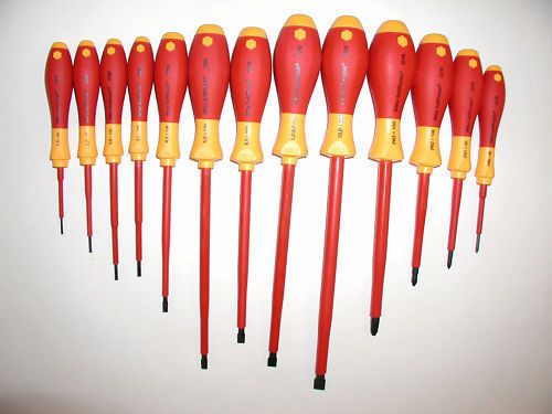 Wiha 13 pc electricians insulated screwdriver set 32094 for sale