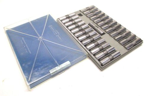 25-PIECE DELTRONIC TP25 .8125&#034; PIN GAGE SET - .0001&#034; STEPS - .8113&#034; to .8137&#034;