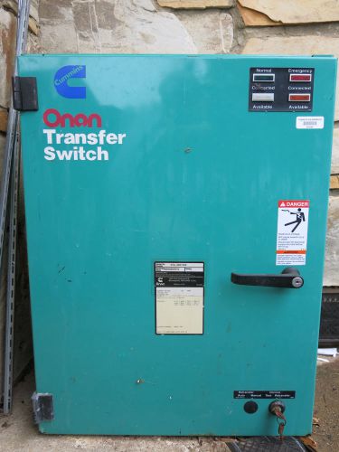 ONAN AUTO TRANSFER SWITCH 70amps  120/ 208/ 240 Volt 1 and 3 phase