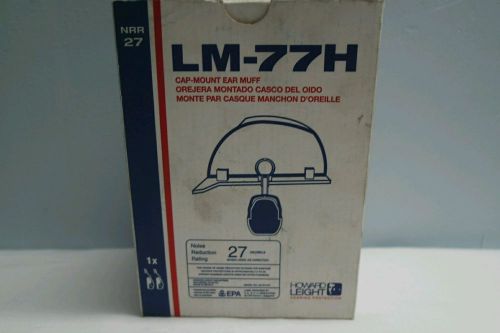 Howard Leight LM-77H Cap Mounted Ear Muffs NRR-27 Hearing Protection 1-Pair
