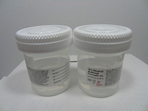 Formalin 10% Neutral Buffered Prefilled Histology Containers 60ml. 24/box