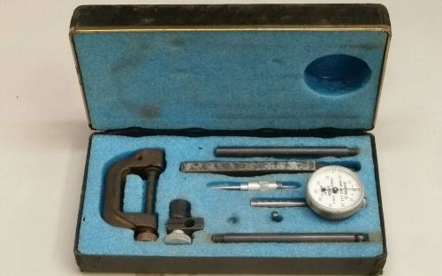 Vintage Union Tool Co. Jeweled Dial Gauge Indicator 0-50-0 No. 891 in Case