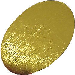Mono-Board Gold Oval 3-7/8&#034;x 2-1/4&#034; - Pack of 25
