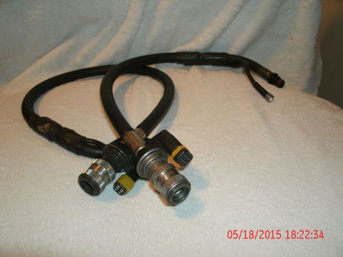 [2] scott fire dept   fire  fighter scbu paintball quick-connect air pack hose for sale