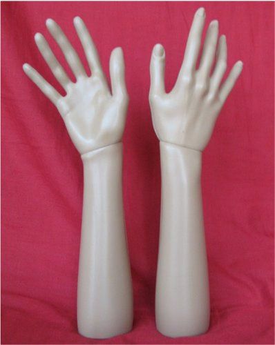 14.6 Inch 37cm Female Right Hand Mannequin Jewelry Display Stand Model Dummy ...