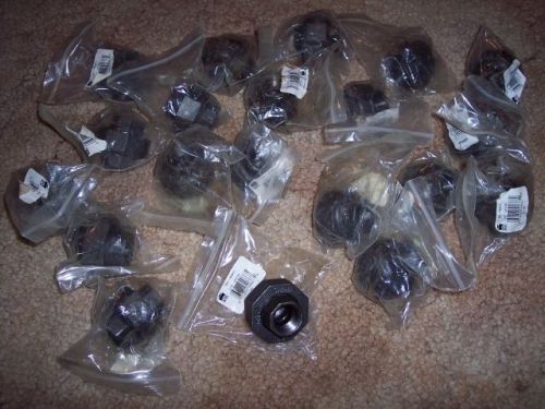 20 Union Fittings Black Pipe Fittings Pipe Connectors 1/2&#034; Unions Pipe Union Lot