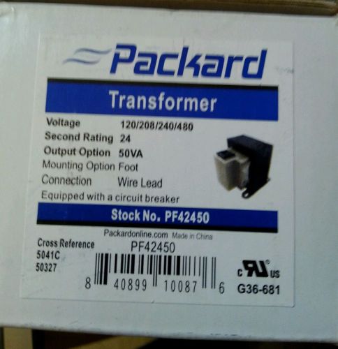 Packard transformer 120/208/240/480 50VA PF42450 FAST SHIPPING