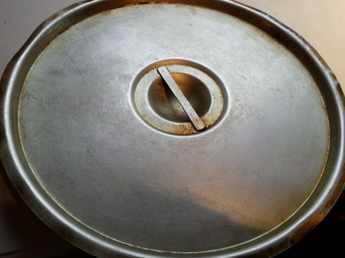 Aluminum 13 &#034;  Lid for Stock Pot, Used