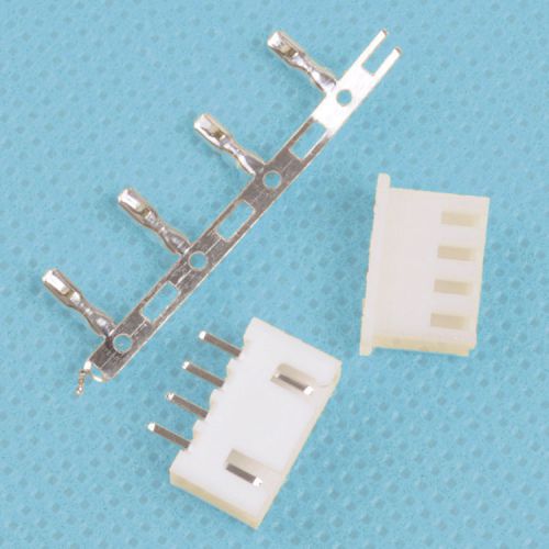 20PCS 4 pins white Connector leads Head XH2.54 2.54mm connector kit DIP 4p