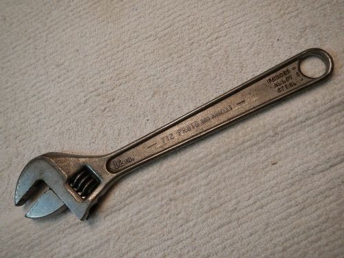 VINTAGE PROTO 712 CRESCENT WRENCH 12&#034; PROTO LOS ANGELES WRENCH