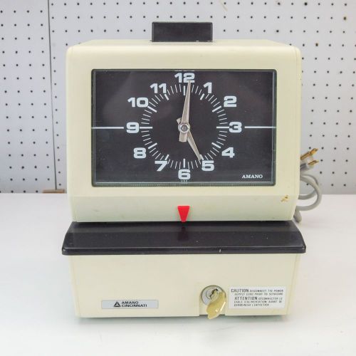 Amano Retail Mechanical Time Clock New Key