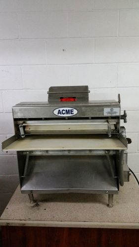 Acme mrs20 stainless steel commercial bench top dough roller tested 115 volt for sale