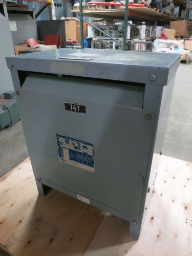 Hevi-duty 11 kva 460 to 460y/266 3 phase isolation transformer dt651h11 11kva for sale