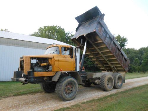 1966 FWD 6x6 Dump Truck Rocks Gravel Sand Cummins Diesel Air Brakes See VIDEO
