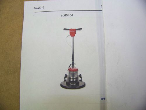 Sanitaire commercial 20&#034; high performance burnisher floor machine # sc6045d new for sale