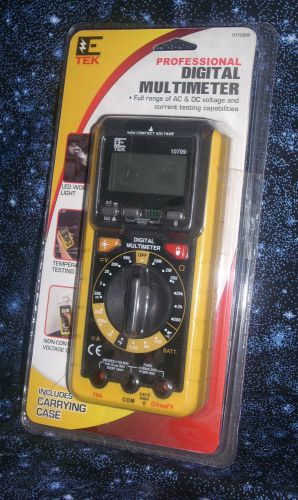 Professional digital multimeter by etek #10709w &gt;many, many features -awesome! for sale