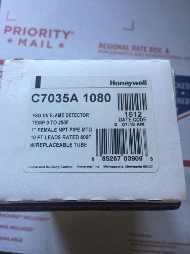 Honeywell C7035A 1080 Flame Detector 10&#039; Leads, 0 to 250F, New in Box C7035A1080
