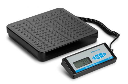 Brecknell ps150 150lb shipping/ postal digital scale (12&#034; x 12&#034;) for sale