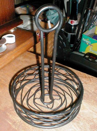 Commercial Quality Restaurant Table Top Wrought Iron Condiment Holder Caddy