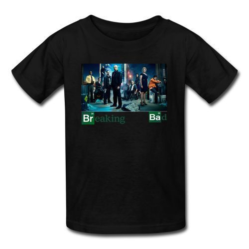 Breaking bad all characters logo mens black t-shirt size s, m, l, xl - 3xl for sale