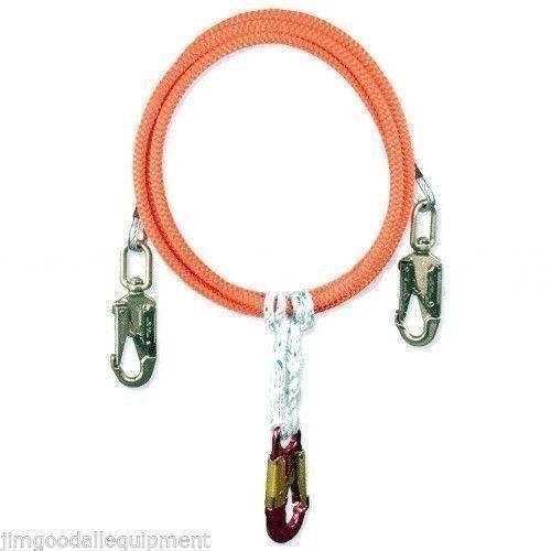 Tree climber flipline kit, 2 in 1 lanyards,steel core,snaps each end,5/8&#034; x 12&#039; for sale