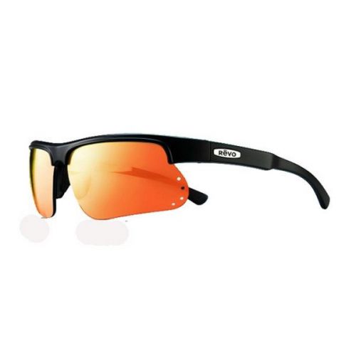 Revo Brand Group RE 1025 01 OG Cusp S Sunglasses Black Frame Orange Lens