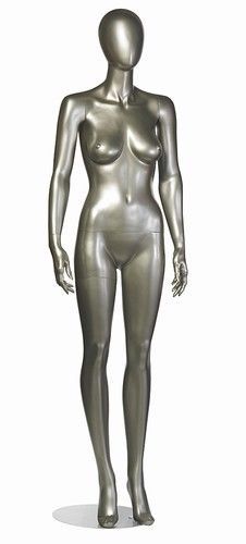 Metallic Silver Female Mannequin NEW
