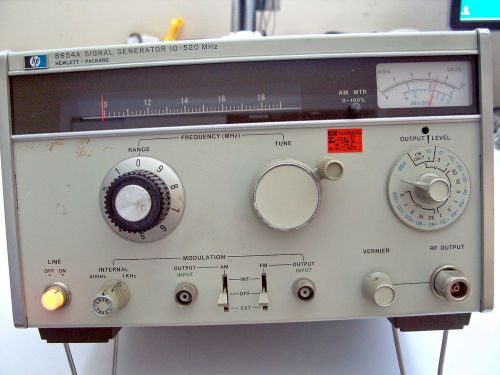 HP 8654A Signal Generator 10 to 500 MHZ