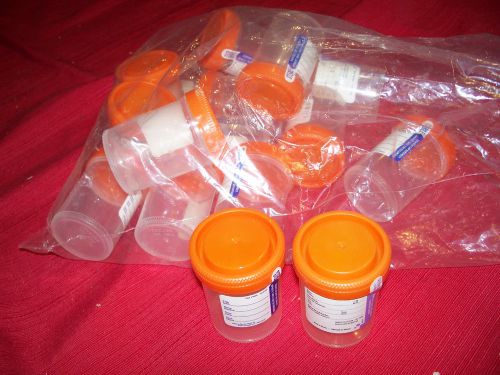 16 qty 120ml sterile urine collection sample specimen bottle/container lab for sale