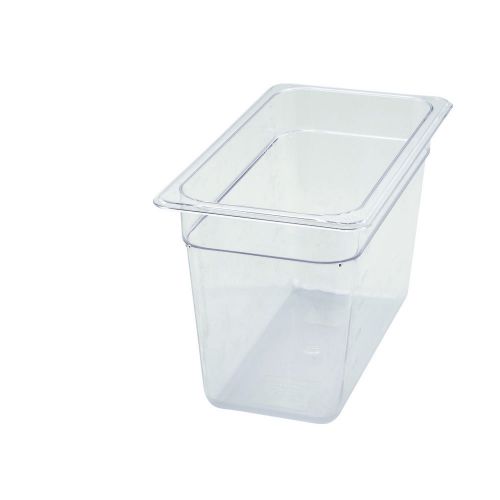 Winco SP7308, 8-Inch Deep Polycarbonate One-Third Size Food Pan, NSF