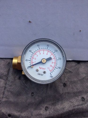 Brass air regulator with gauge for sale