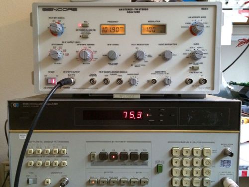 Working hp hewlett-packard agilent keysight 8901a modulation analyzer for sale