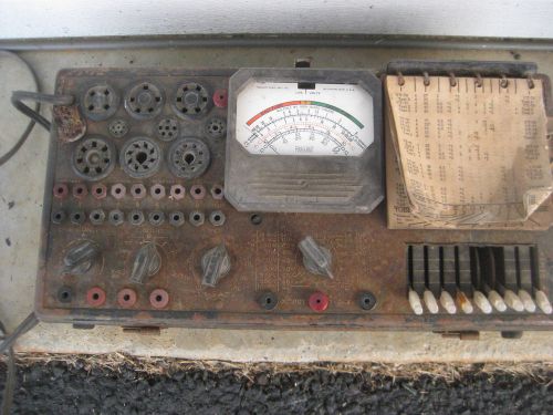 Triplett Military Combination Tube Tester I-56-G Signal Corps Army parts-repair