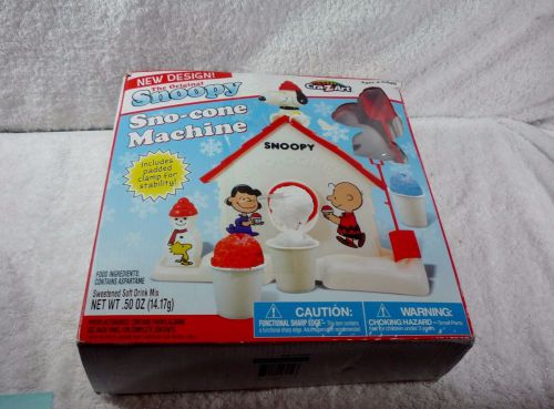 Sno Cone Maker Machine Snow Ice Snoopy Kids Drinks Party Treats New Toy