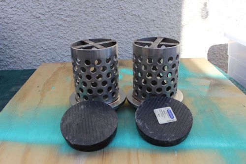 Two brand new 4x6 neutec superperf flanged flask with cross-bar for sale