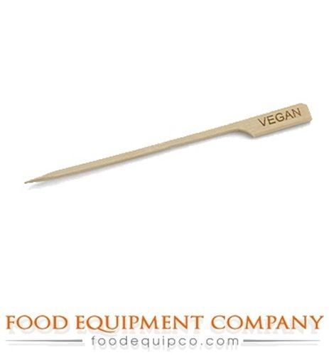 Tablecraft BAMP45VG Vegan Pick 4-1/2&#034; bamboo  - Case of 1200