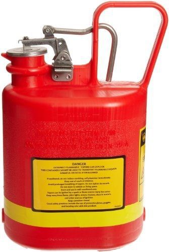 Justrite 14160 type i polyethylene safety can with stainless steel fittings, 1 for sale