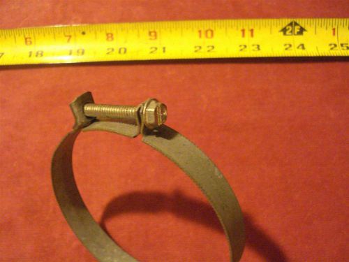 (3408.) hose clamps 4&#034; diameter set of 3 nos.  non-worm drive for sale