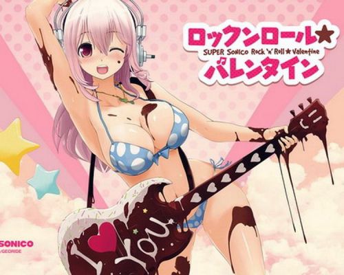 Super Sonico Anime Sonico 26*21CM Mousepad #35887